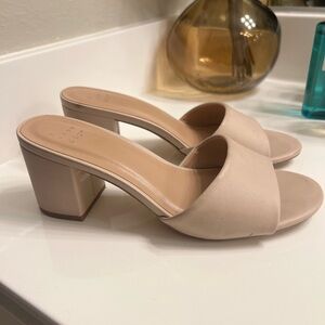 A New Day Jana Sandals Block Heels (Size:7)